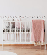 Detská Bordúra šablóna s hviezdičkami